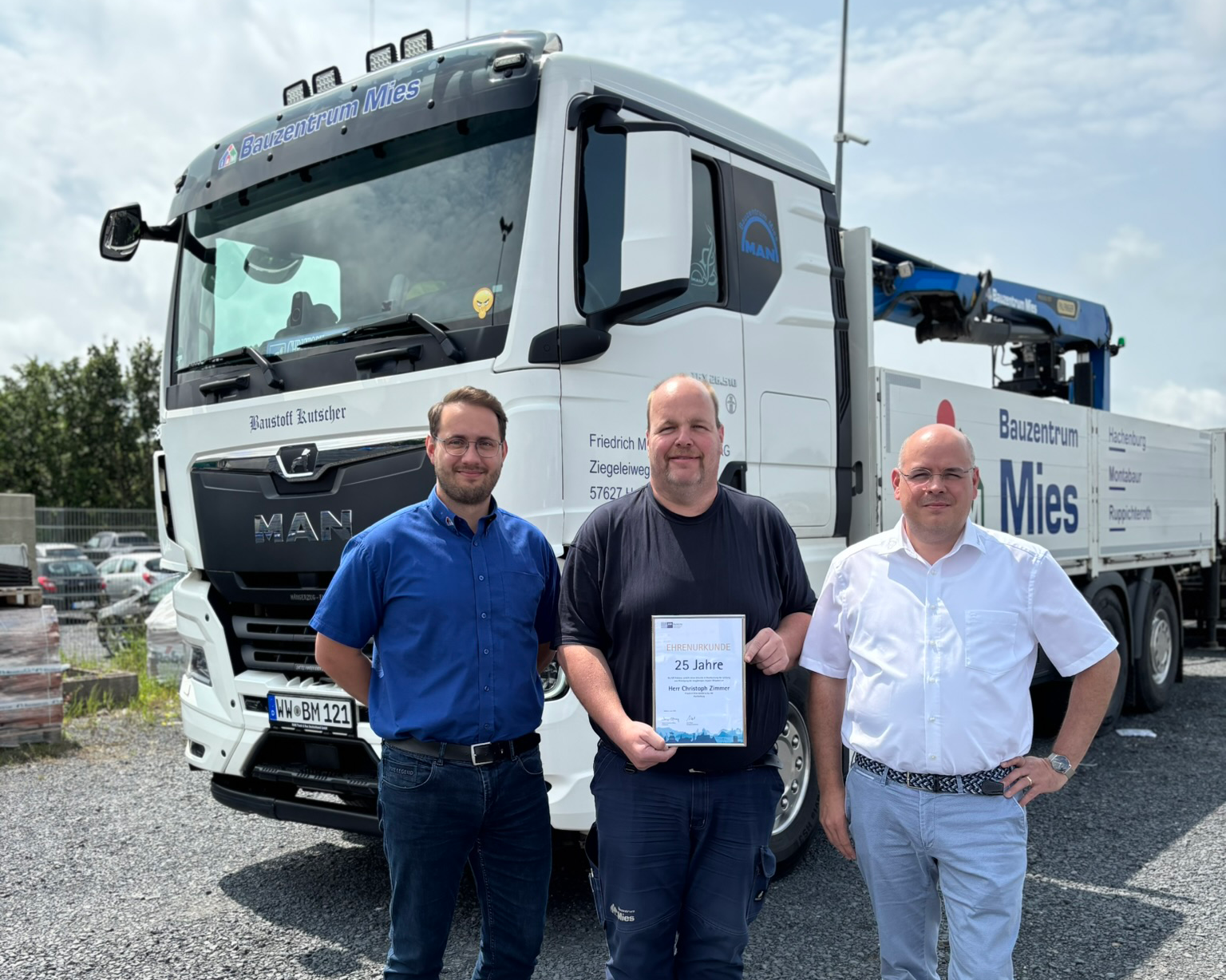 25 Jahre im Einsatz für unser Bauzentrum