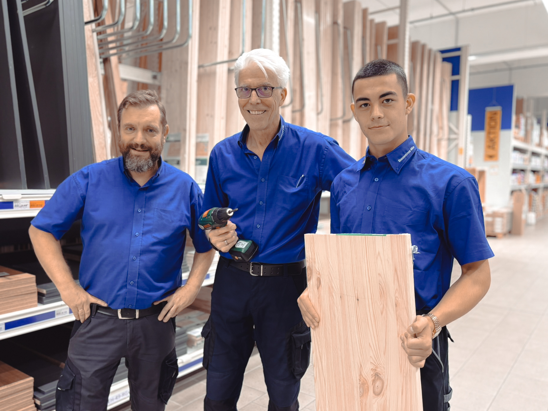 Ausbildungsstart im Baufachmarkt Hachenburg